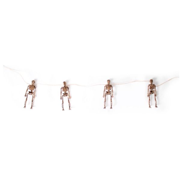 4 Pack Deluxe Skeleton Garland Decoration The Base Warehouse