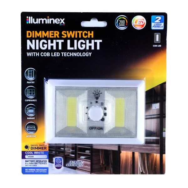 Illuminex Battery Operated Dimmer Switch Night Light The Base Warehouse