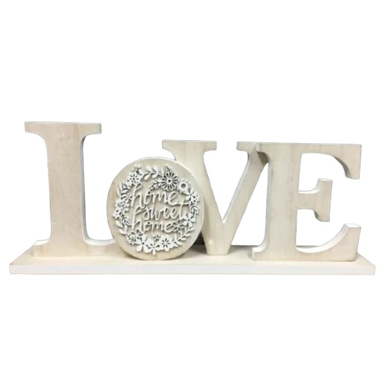 Love Table Top Letter 45cm The Base Warehouse