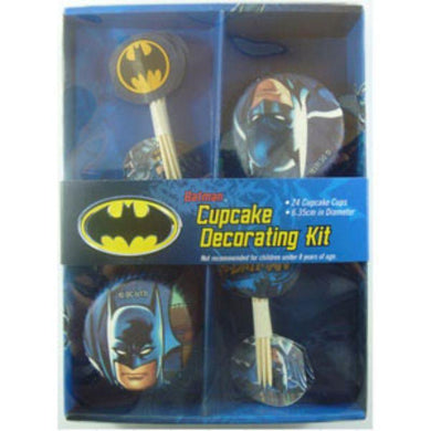 Batman Cupcake Decoration Kit - The Base Warehouse