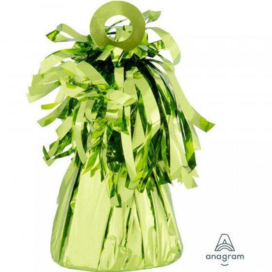 Lime Green Small Foil Balloon Weight - The Base Warehouse