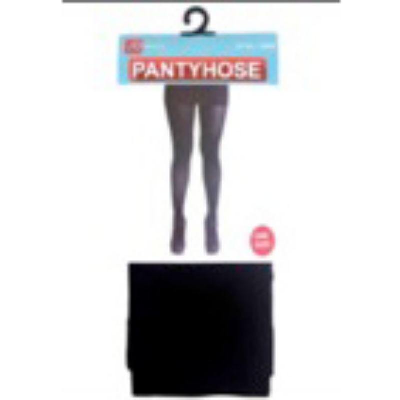 Black Plain Colour Pantyhose - The Base Warehouse