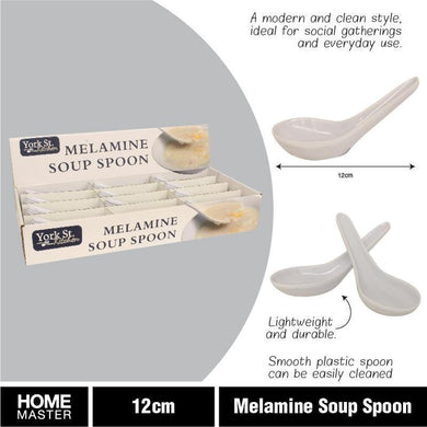 Melamine Soup Spoon - 12cm - The Base Warehouse