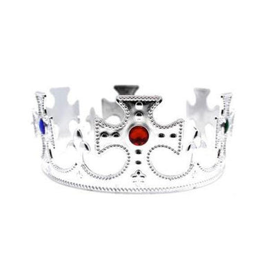 Silver Cross Prince Crown with Gems - The Base Warehouse