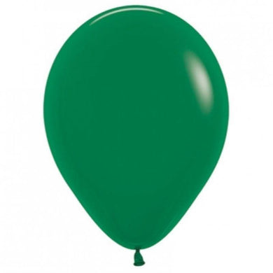 50 Pack Fashion Forest Green Latex Balloons - 12cm - The Base Warehouse