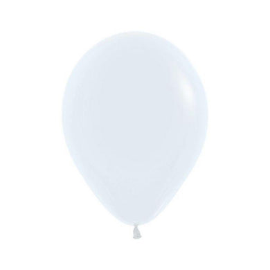 25 Pack Fashion White Latex Balloons - 30cm - The Base Warehouse