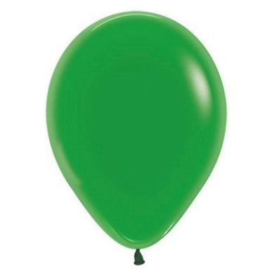 25 Pack Crystal Green Latex Balloons - 30cm - The Base Warehouse