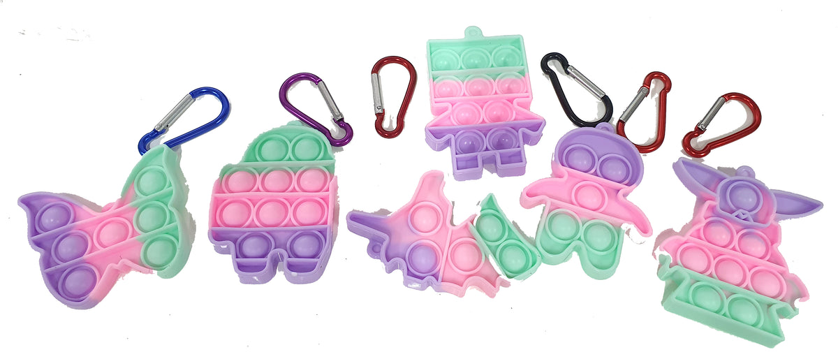 Mini Pastel Pop It Keychain - 7.5cm | The Base Warehouse
