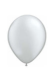 Load image into Gallery viewer, 20 Pack Metallic Silver Latex Balloons - The Base Warehouse
