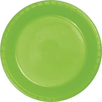 24 Pack Fresh Lime Banquet Plates Paper - 26cm