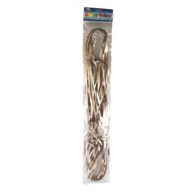 25 Pack Cut & Clipped Metallic Rose Gold Curling Ribbon - 1.75m - The Base Warehouse