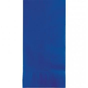 50 Pack Cobalt Blue Dinner Napkins - 40cm - The Base Warehouse