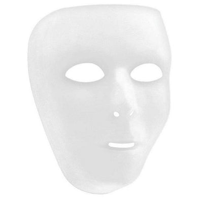White Full Face Mask - The Base Warehouse