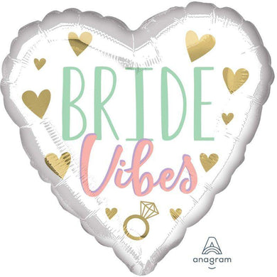 Bride Vibes Bridal Shower Foil Balloon - 45cm - The Base Warehouse