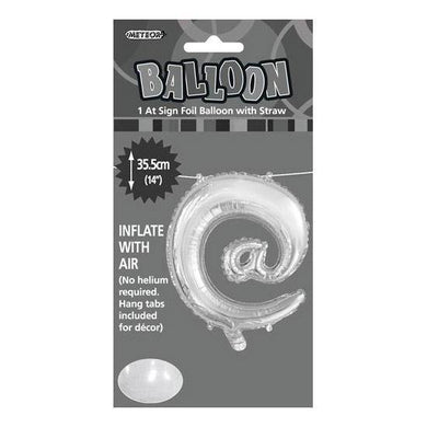 Silver Symbol @ Foil Balloon - 35cm - The Base Warehouse