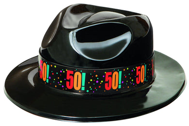50! Birthday Cheer Gangster Hat - The Base Warehouse