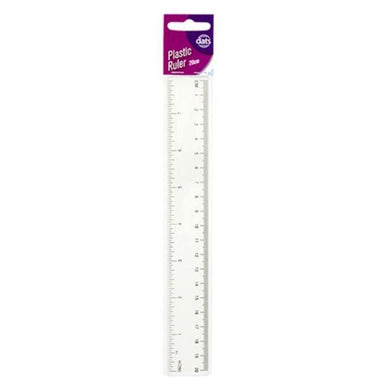 Plastic Clear Ruler - 20cm - The Base Warehouse
