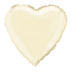 Load image into Gallery viewer, Ivory Heart Foil Balloon - 45cm
