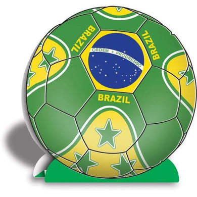 Soccer Ball Centrepiece Brazil - 25cm - The Base Warehouse