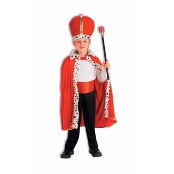 Kids King Robe & Crown Set - One size fits most - The Base Warehouse