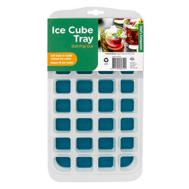 Ice Cube Tray with Soft Pop Out - 18cm x 33cm - The Base Warehouse