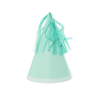 10 Pack Mint Party Hat With Tassel Topper - The Base Warehouse
