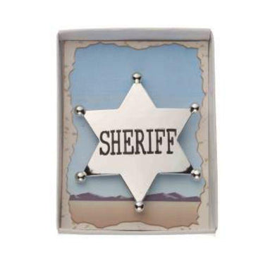 Silver Sheriff Badge Box - The Base Warehouse