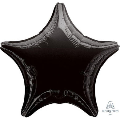 Black Star Foil Balloon - 45cm - The Base Warehouse