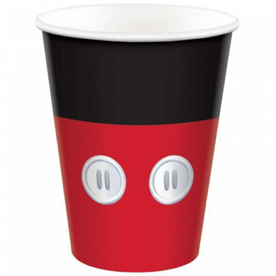 8 Pack Mickey Mouse Forever Paper Cups - 266ml - The Base Warehouse