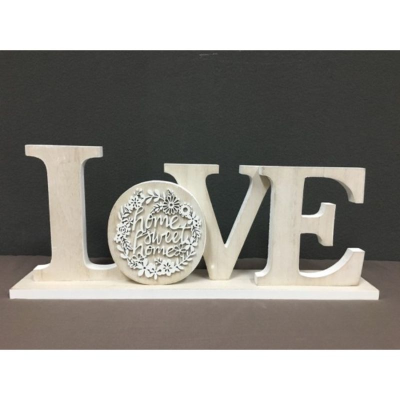 Love Table Top Letter 45cm The Base Warehouse