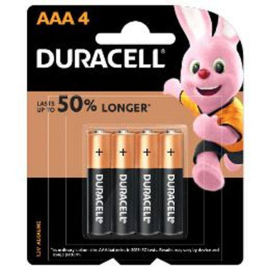 4 Pack Duracell Coppertop AAA Battery - The Base Warehouse