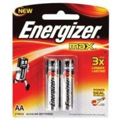2 Pack Energizer Max AA Battery - The Base Warehouse