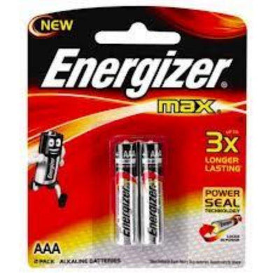 2 Pack Energizer Max AAA Battery - The Base Warehouse