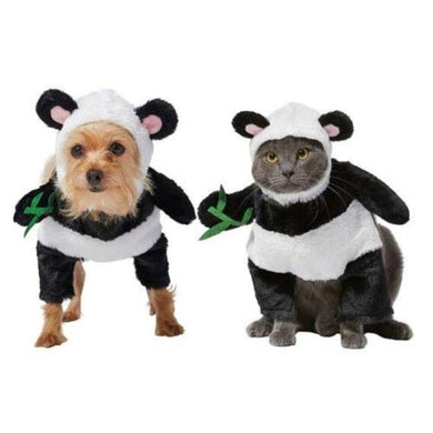 Black & White Panda Pet Costume