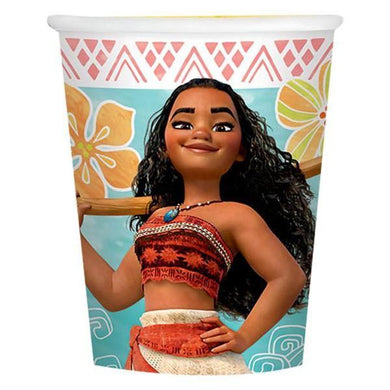 8 Pack Moana Paper Cups - 266ml - The Base Warehouse