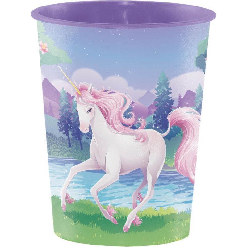 Unicorn Fantasy Plastic Favor Cup - 473ml