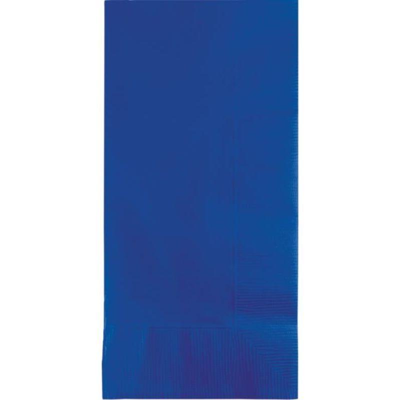 50 Pack Cobalt Blue Dinner Napkins - 40cm - The Base Warehouse