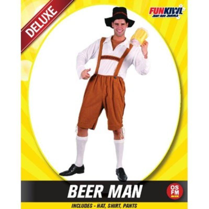 Mens Deluxe Beer Man Costume - The Base Warehouse