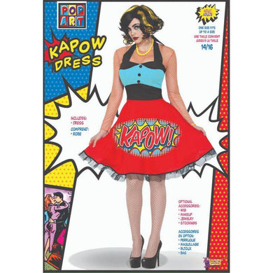 Co - Pop Art Kapow Dress - Std - The Base Warehouse