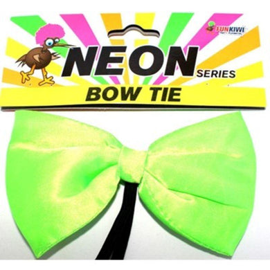 Adult Neon Green Bowtie - The Base Warehouse
