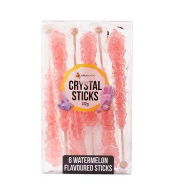 6 Pack Baby Pink Crystal Sticks - 132g - The Base Warehouse