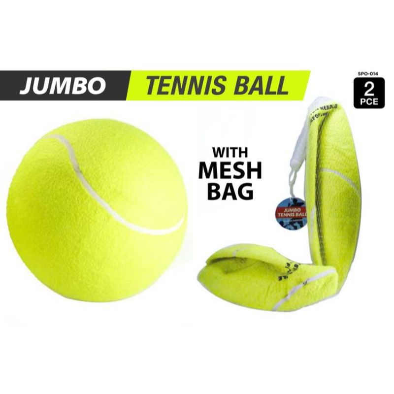 Jumbo Tennis Ball in Mesh Bag - 31cm