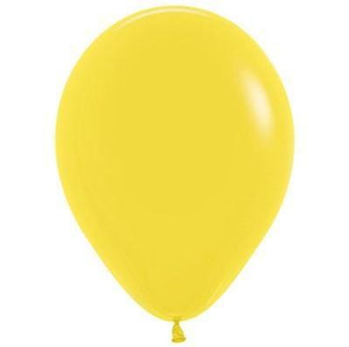 25 Pack Yellow Latex Balloons - 30cm - The Base Warehouse