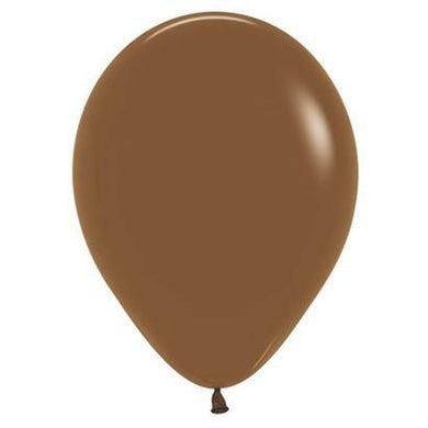 25 Pack Coffee Brown Latex Balloons - 30cm - The Base Warehouse