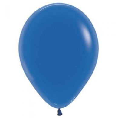 25 Pack Deep Blue Biodegradable Latex Balloons - 30cm - The Base Warehouse