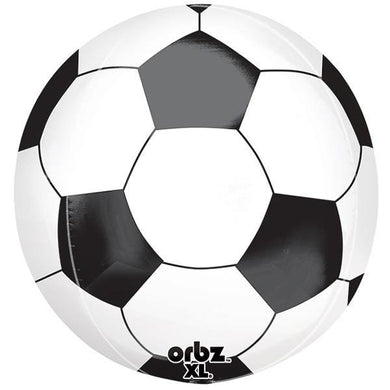 Soccer Ball Foil Balloon - 38cm x 40cm - The Base Warehouse