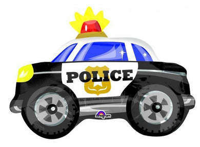 Police Car Junior Shape Foil Balloon - 45cm x 60cm - The Base Warehouse