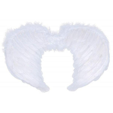 Medium White Feather Wings - The Base Warehouse